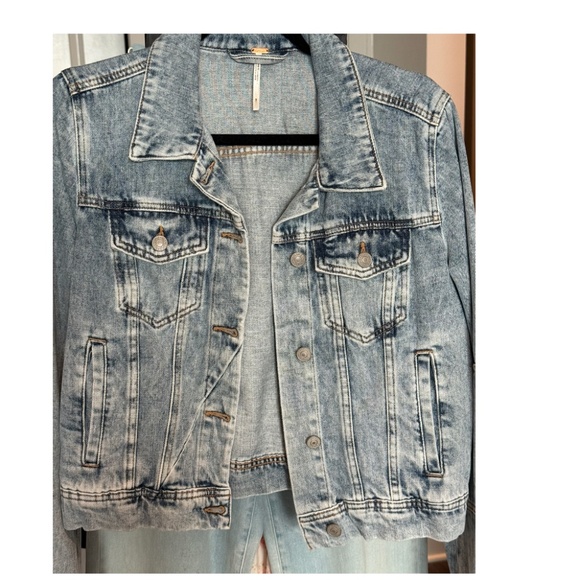 Free People Rumors Denim Jacket - Light Indigo - Sz Small (US 4/6) - Never Worn - Picture 11 of 15